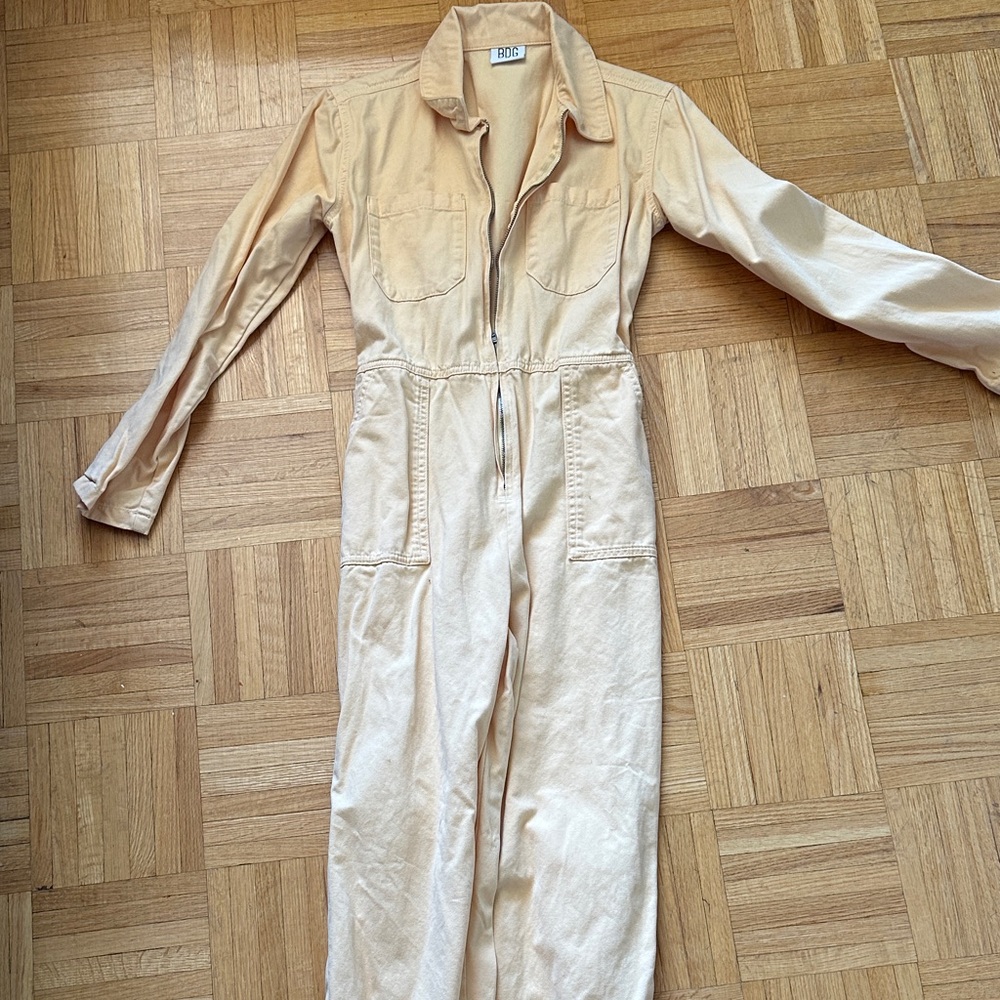 BDG Butter Yellow Jumpsuit